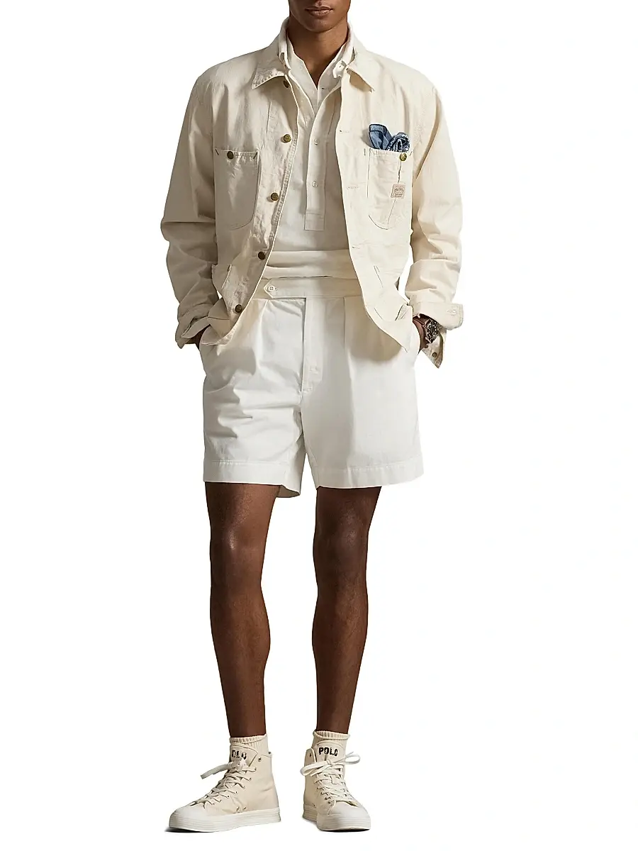 Polo Ralph Lauren Men's Rustic Cotton Twill Shorts | Thumbnail 2