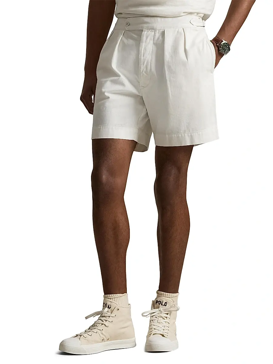 Polo Ralph Lauren Men's Rustic Cotton Twill Shorts | Thumbnail 3