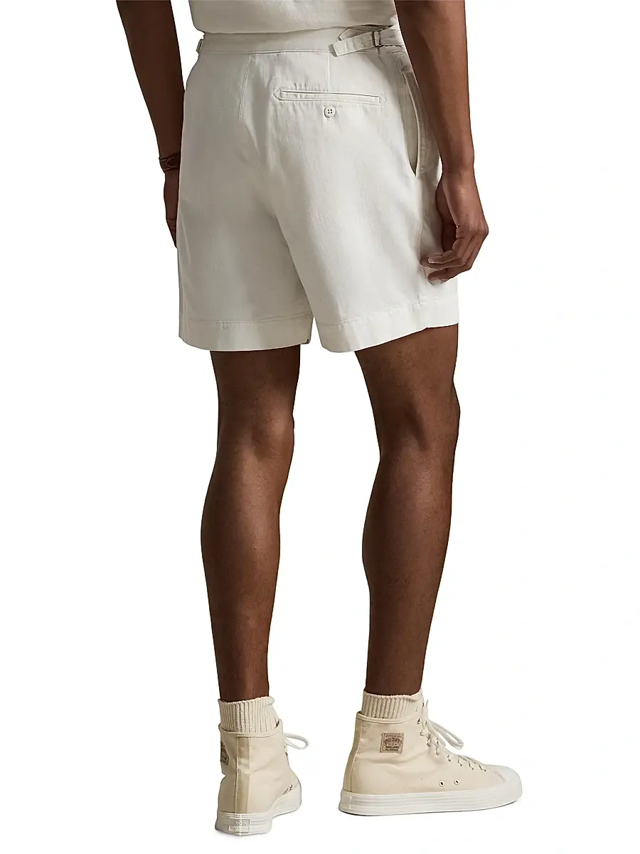 Polo Ralph Lauren Men's Rustic Cotton Twill Shorts | Thumbnail 4