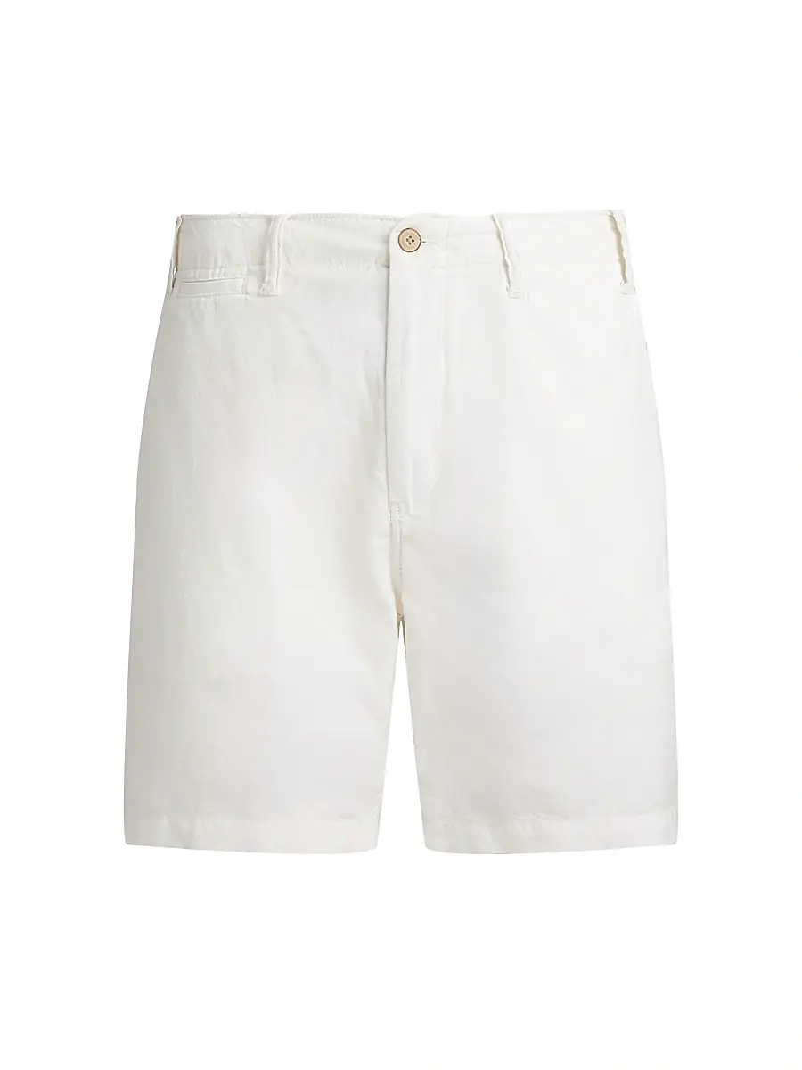 Polo Ralph Lauren Men's 8.5-Inch Classic-Fit Linen-Cotton Shorts