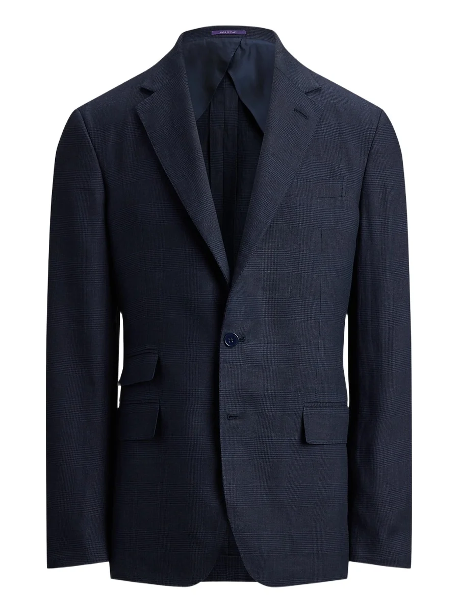 Ralph Lauren Purple Label Men's Kent Hand-Tailored Plaid Suit Jacket