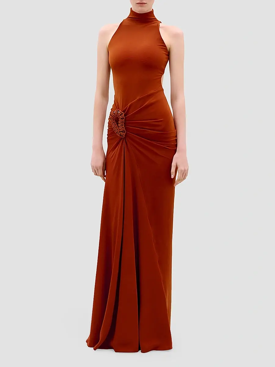 Silvia Tcherassi Women's Frances Jersey Sleeveles Maxi Dress | Thumbnail 2 Silvia Tcherassi Women's Frances Jersey Sleeveles Maxi Dress | Thumbnail 2