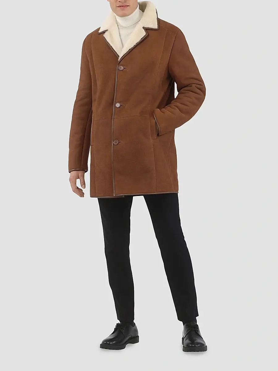 Gorski Men's Merino Shearling Lamb Stroller Jacket | Thumbnail 2 Gorski Men's Merino Shearling Lamb Stroller Jacket | Thumbnail 2