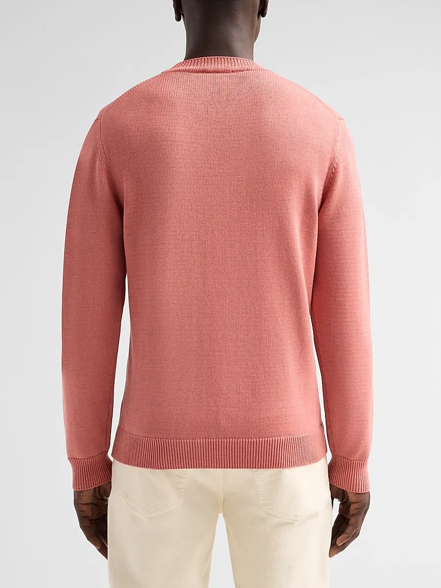 Saks Fifth Avenue Men's COLLECTION Cotton Crewneck Sweater | Thumbnail 3 Saks Fifth Avenue Men's COLLECTION Cotton Crewneck Sweater | Thumbnail 3
