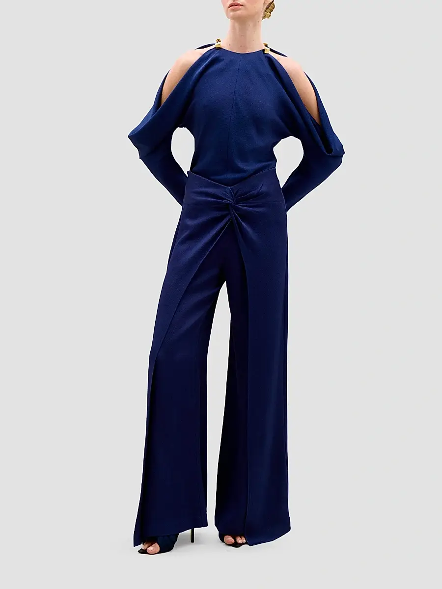 Silvia Tcherassi Women's Canturipe Twisted Pants | Thumbnail 2 Silvia Tcherassi Women's Canturipe Twisted Pants | Thumbnail 2