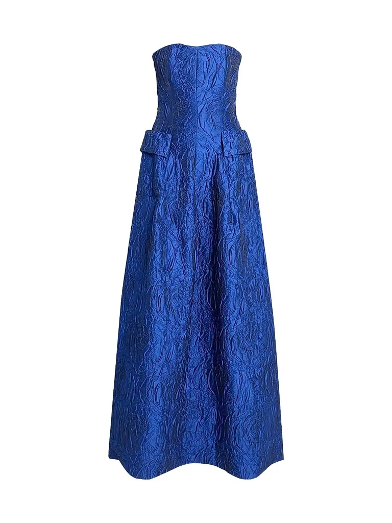Talbot Runhof Women's Jacquard Strapless Stole