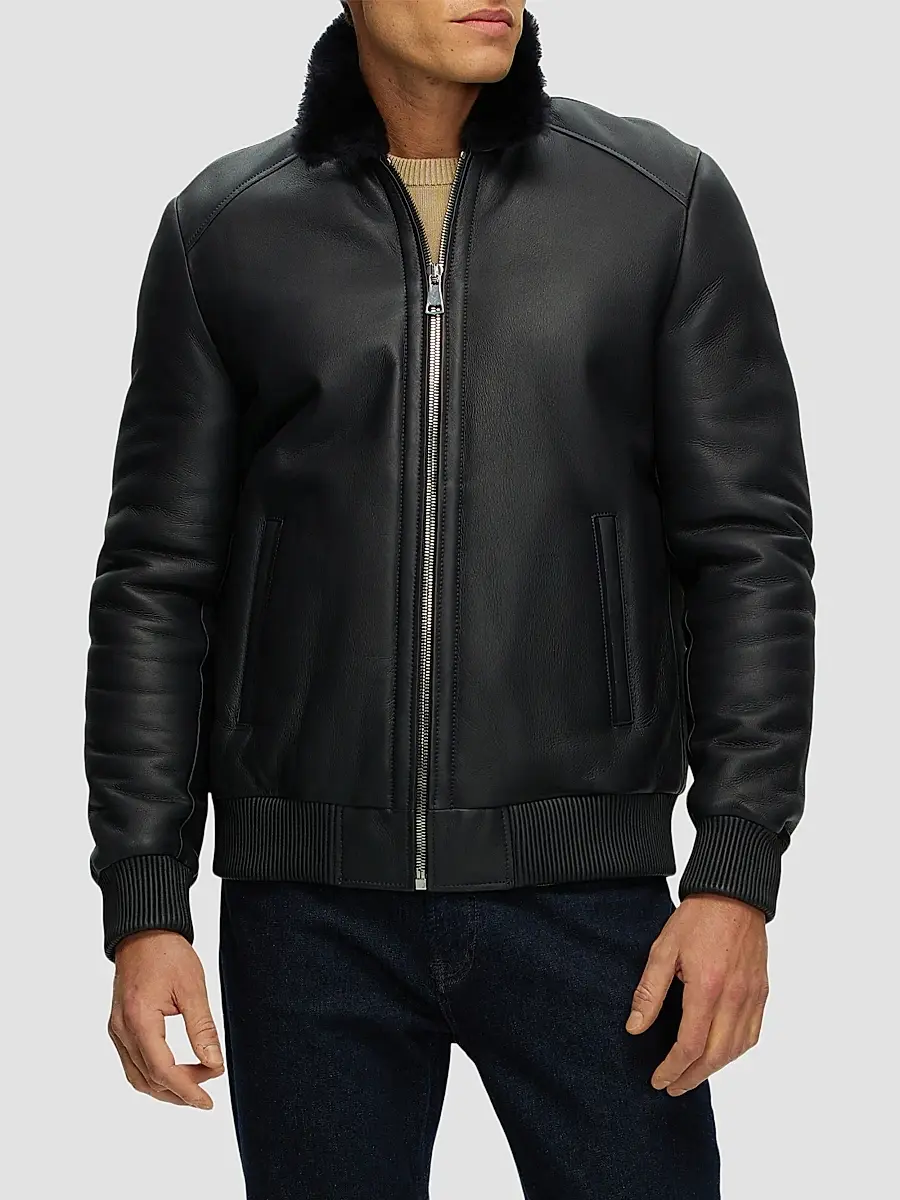 Gorski Men's Merino Shearling Lamb Jacket | Thumbnail 4