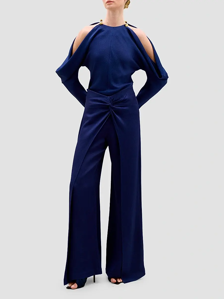 Silvia Tcherassi Women's Kina Hammered Satin Blouse | Thumbnail 2 Silvia Tcherassi Women's Kina Hammered Satin Blouse | Thumbnail 2