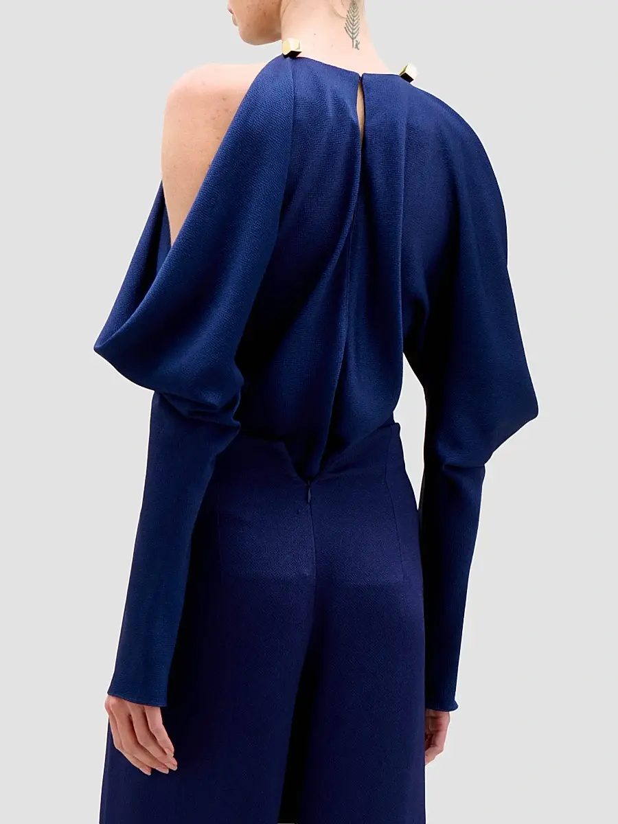 Silvia Tcherassi Women's Kina Hammered Satin Blouse | Thumbnail 3 Silvia Tcherassi Women's Kina Hammered Satin Blouse | Thumbnail 3
