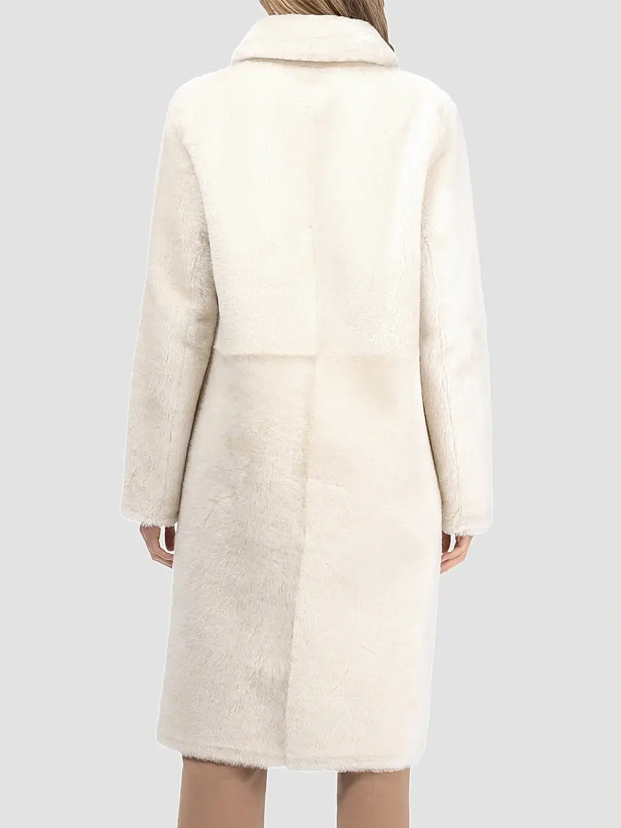 Gorski Women's Reversible Merino Shearling Lamb Short Coat | Thumbnail 4 Gorski Women's Reversible Merino Shearling Lamb Short Coat | Thumbnail 4