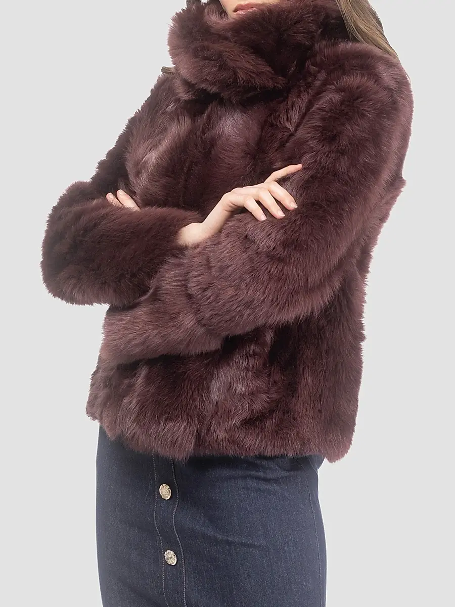 Gorski Women's Toscana Shearling Lamb Reversible Coat | Thumbnail 4 Gorski Women's Toscana Shearling Lamb Reversible Coat | Thumbnail 4