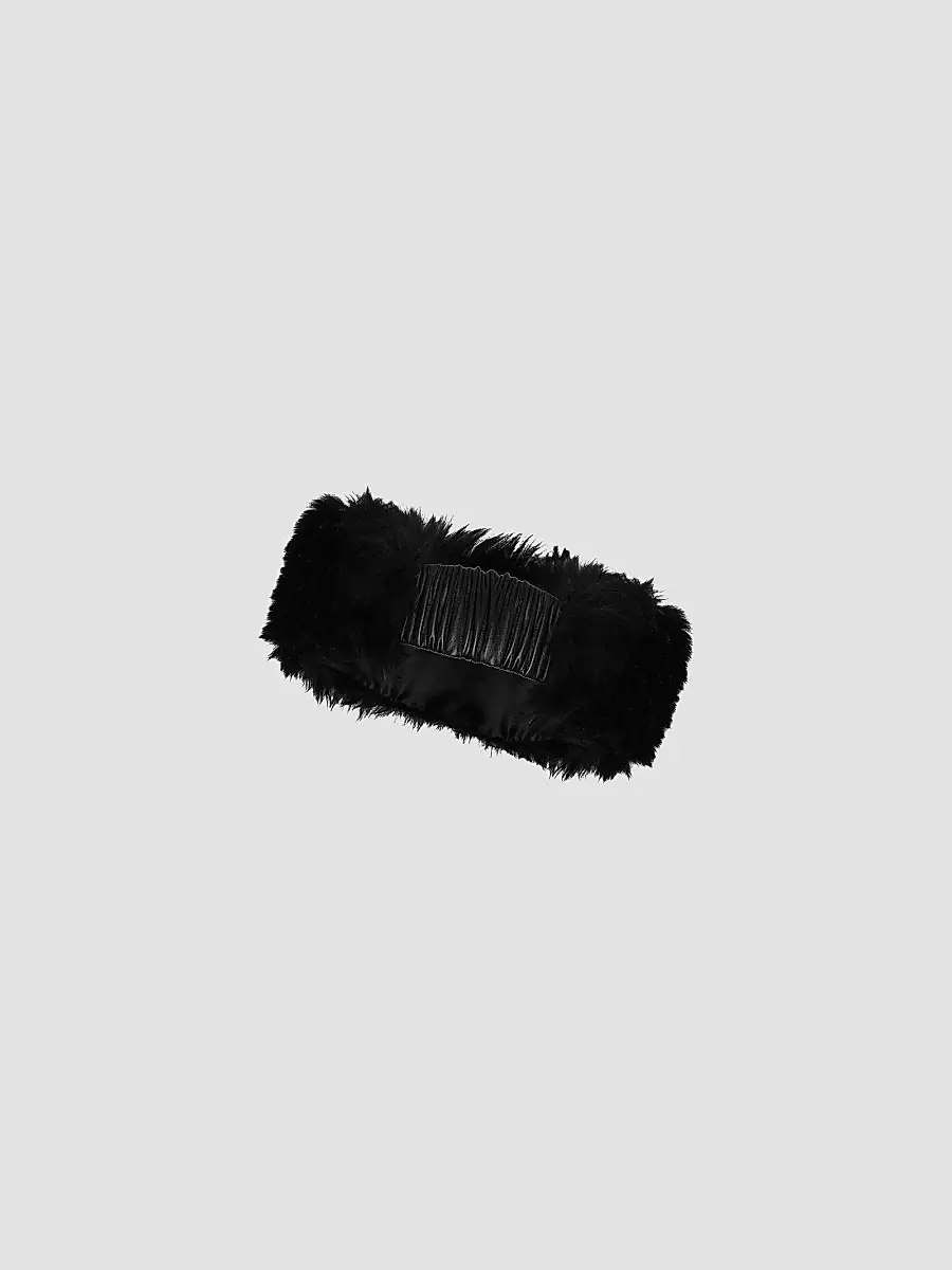 Gorski Women's Merinillo Shearling Lamb Headband | Thumbnail 2 Gorski Women's Merinillo Shearling Lamb Headband | Thumbnail 2