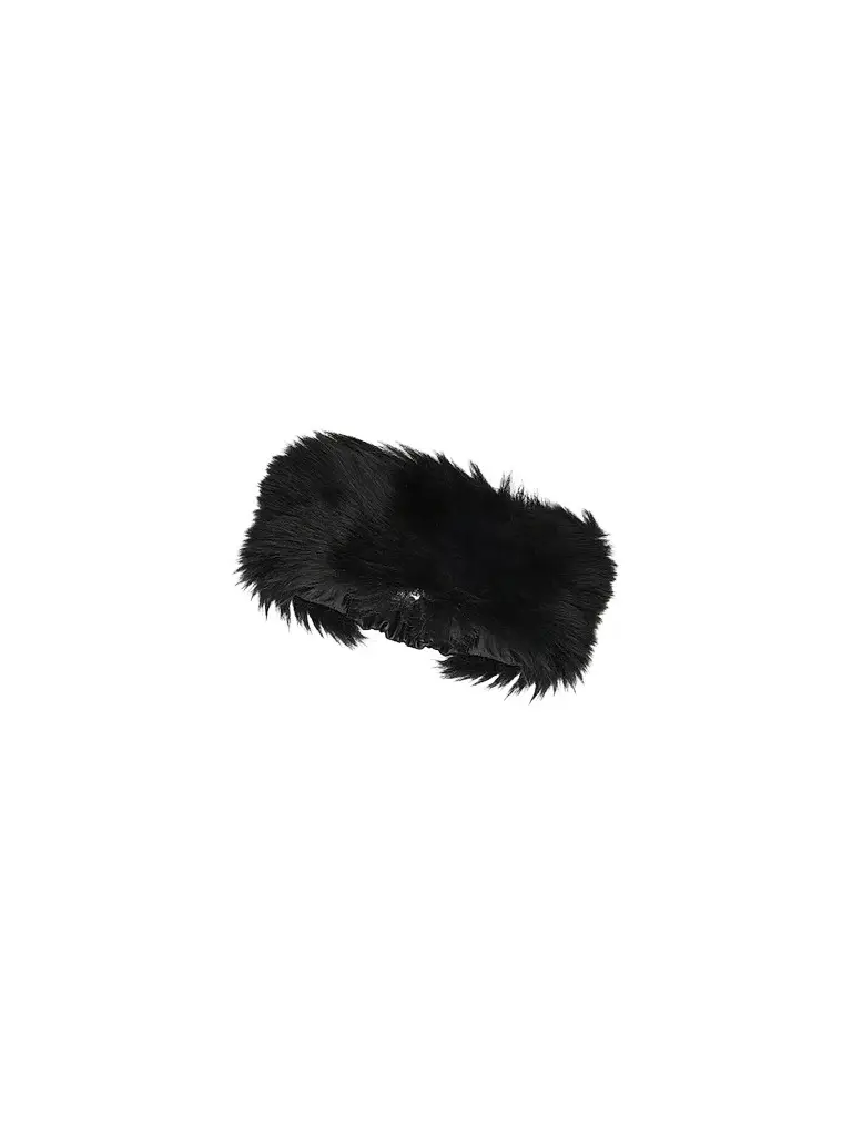 Gorski Women's Merinillo Shearling Lamb Headband - Black | Image 1 Gorski Women's Merinillo Shearling Lamb Headband - Black | Image 1