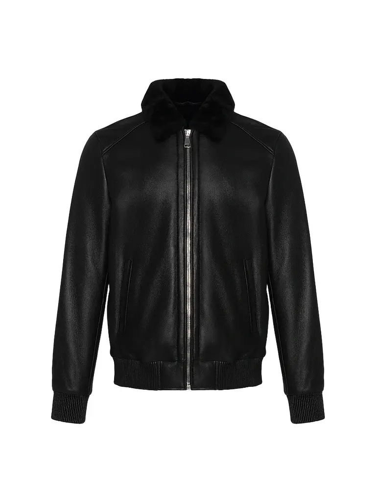 Gorski Men's Merino Shearling Lamb Jacket - Black | Image 1 Gorski Men's Merino Shearling Lamb Jacket - Black | Image 1