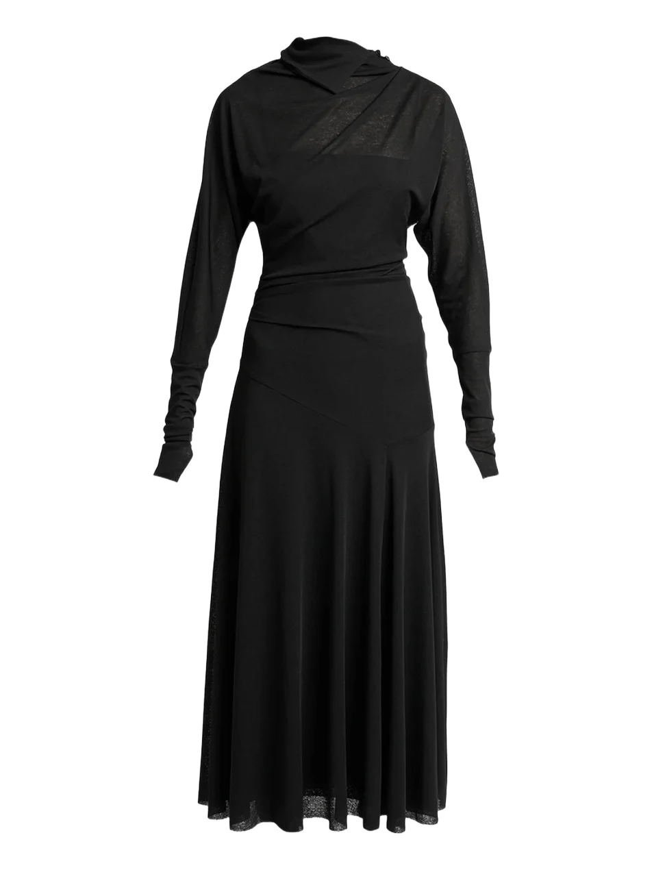 Proenza Schouler Women's Golda Draped Jersey Midi Dress