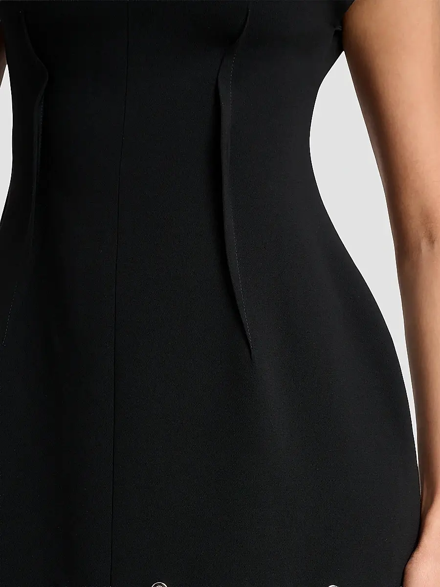 Proenza Schouler Women's Grazziela Grommet Mini Dress | Thumbnail 5 Proenza Schouler Women's Grazziela Grommet Mini Dress | Thumbnail 5