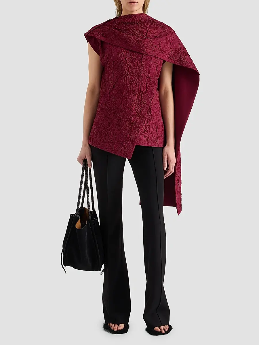 Proenza Schouler Women's Lina Crushed Silk Top | Thumbnail 2 Proenza Schouler Women's Lina Crushed Silk Top | Thumbnail 2