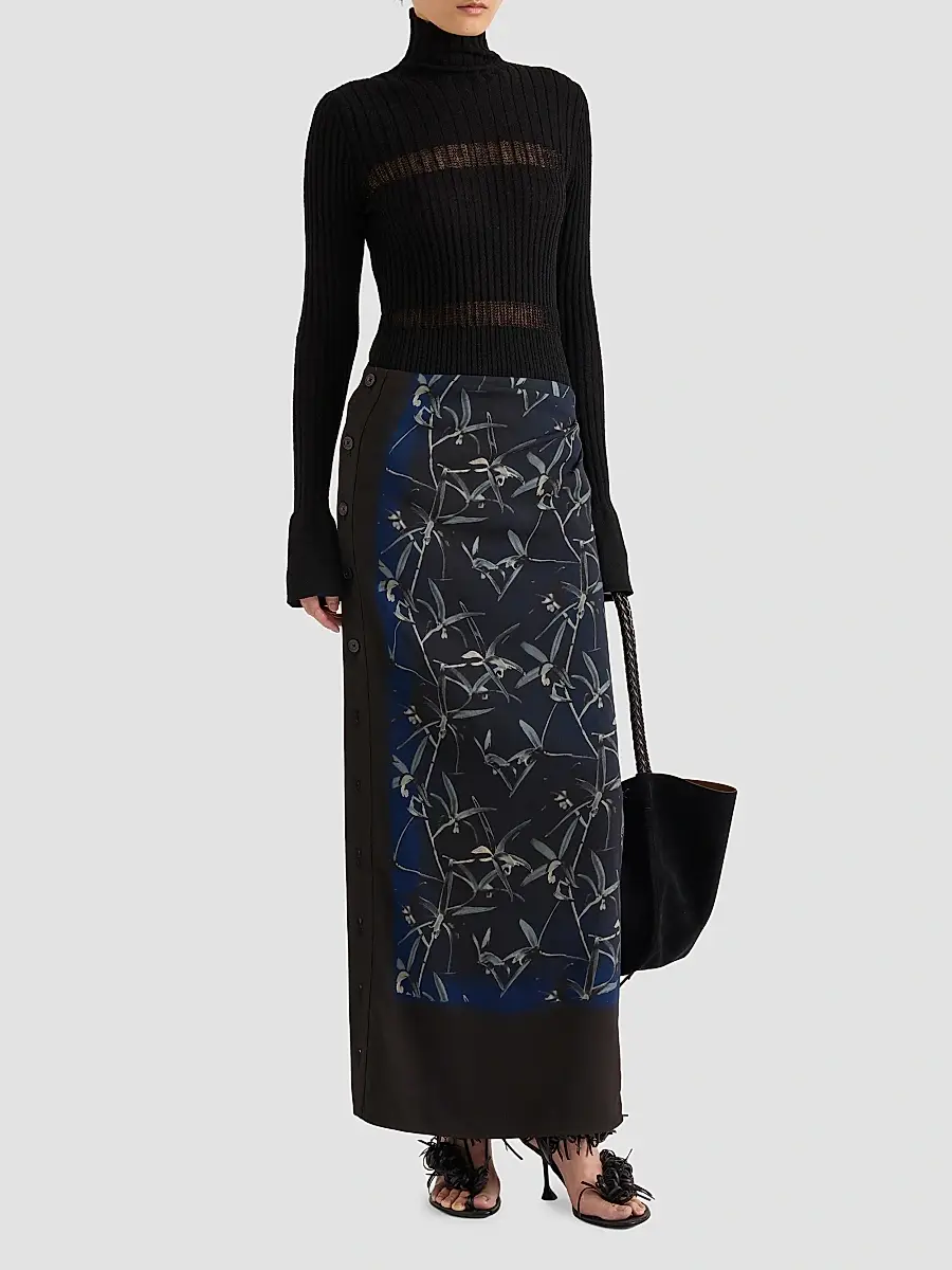 Proenza Schouler Women's Anais Printed Maxi Skirt | Thumbnail 2 Proenza Schouler Women's Anais Printed Maxi Skirt | Thumbnail 2