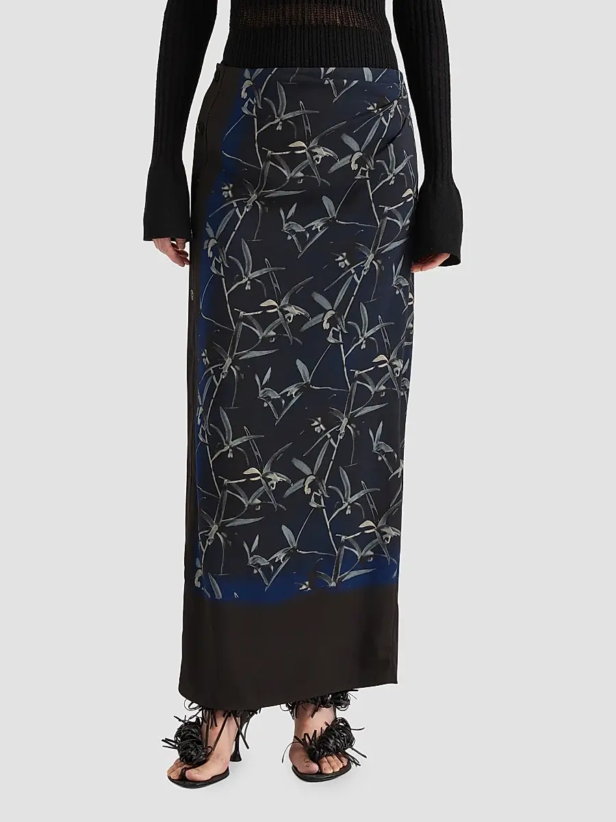Proenza Schouler Women's Anais Printed Maxi Skirt | Thumbnail 4 Proenza Schouler Women's Anais Printed Maxi Skirt | Thumbnail 4