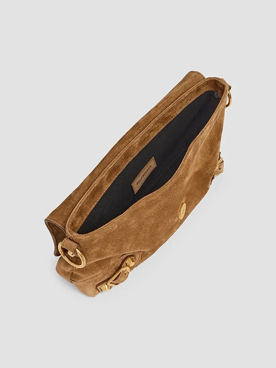 Balenciaga Women's Le City Clutch with Chain - Camel | Thumbnail 8