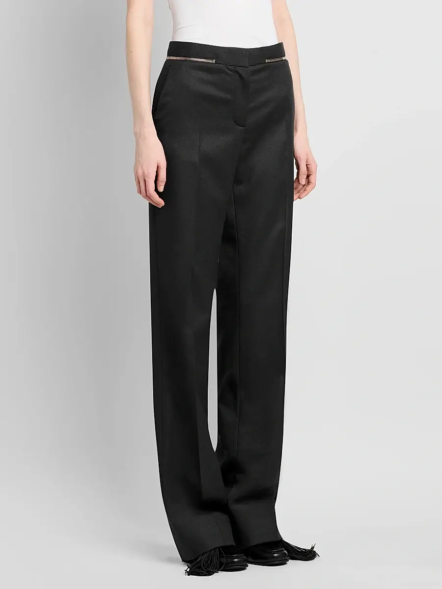Stella McCartney Women's Zip-Detail Straight-Leg Pants | Thumbnail 4 Stella McCartney Women's Zip-Detail Straight-Leg Pants | Thumbnail 4