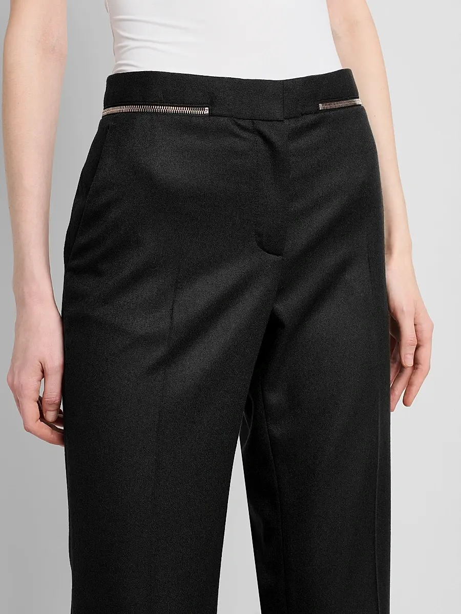 Stella McCartney Women's Zip-Detail Straight-Leg Pants | Thumbnail 5 Stella McCartney Women's Zip-Detail Straight-Leg Pants | Thumbnail 5