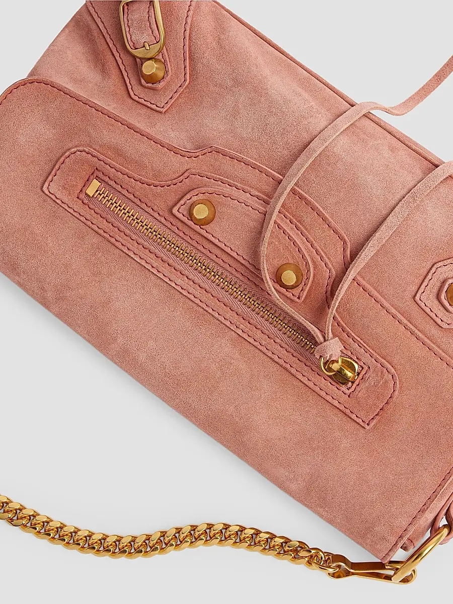 Balenciaga Women's Le City Clutch with Chain - Light Terracotta | Thumbnail 6