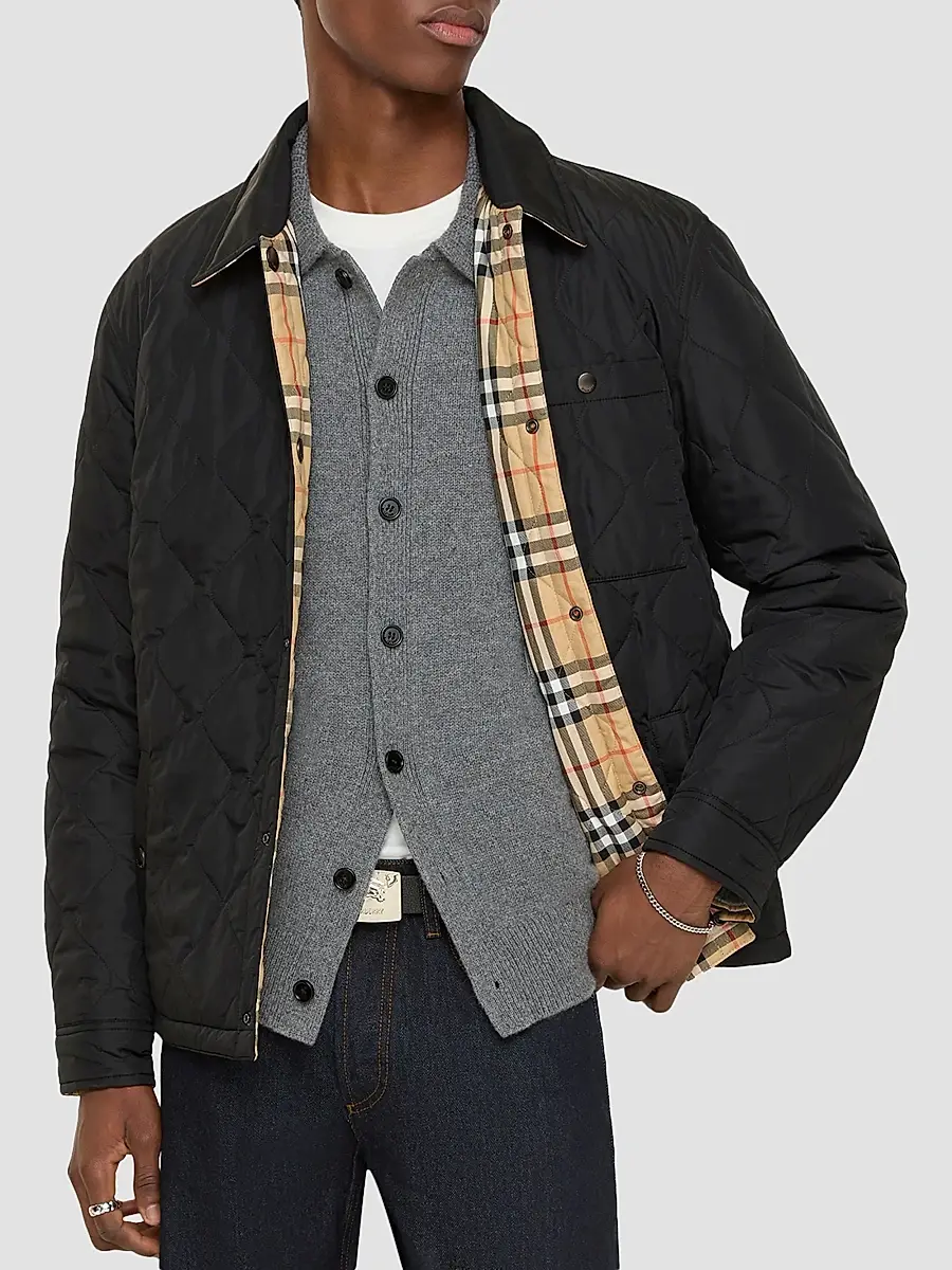Burberry Men's Brighton Reversible Quilted Nylon Jacket | Thumbnail 2 Burberry Men's Brighton Reversible Quilted Nylon Jacket | Thumbnail 2