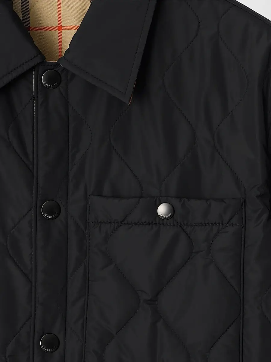 Burberry Men's Brighton Reversible Quilted Nylon Jacket | Thumbnail 4 Burberry Men's Brighton Reversible Quilted Nylon Jacket | Thumbnail 4