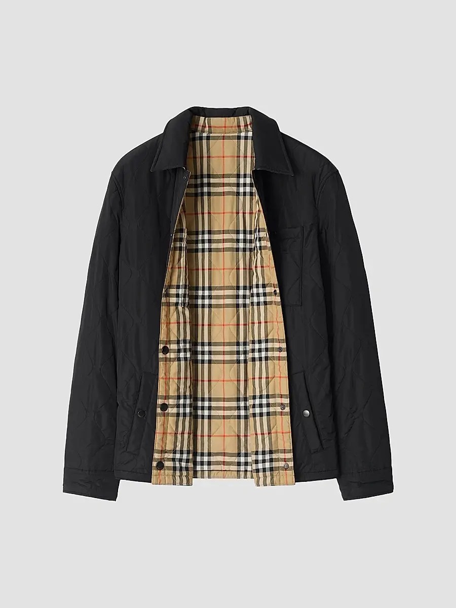 Burberry Men's Brighton Reversible Quilted Nylon Jacket | Thumbnail 5 Burberry Men's Brighton Reversible Quilted Nylon Jacket | Thumbnail 5
