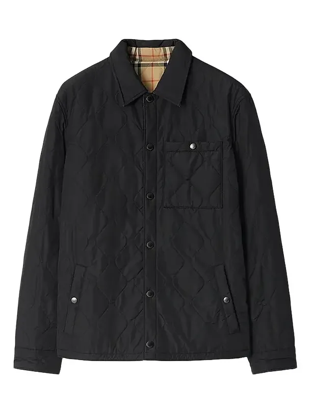 Burberry Men's Brighton Reversible Quilted Nylon Jacket