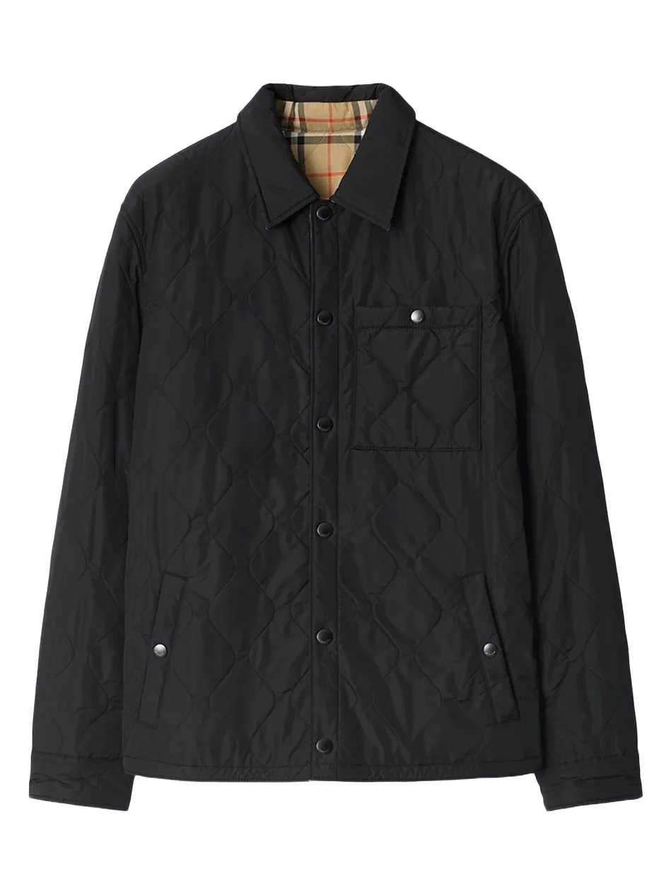 Burberry Men's Brighton Reversible Quilted Nylon Jacket
