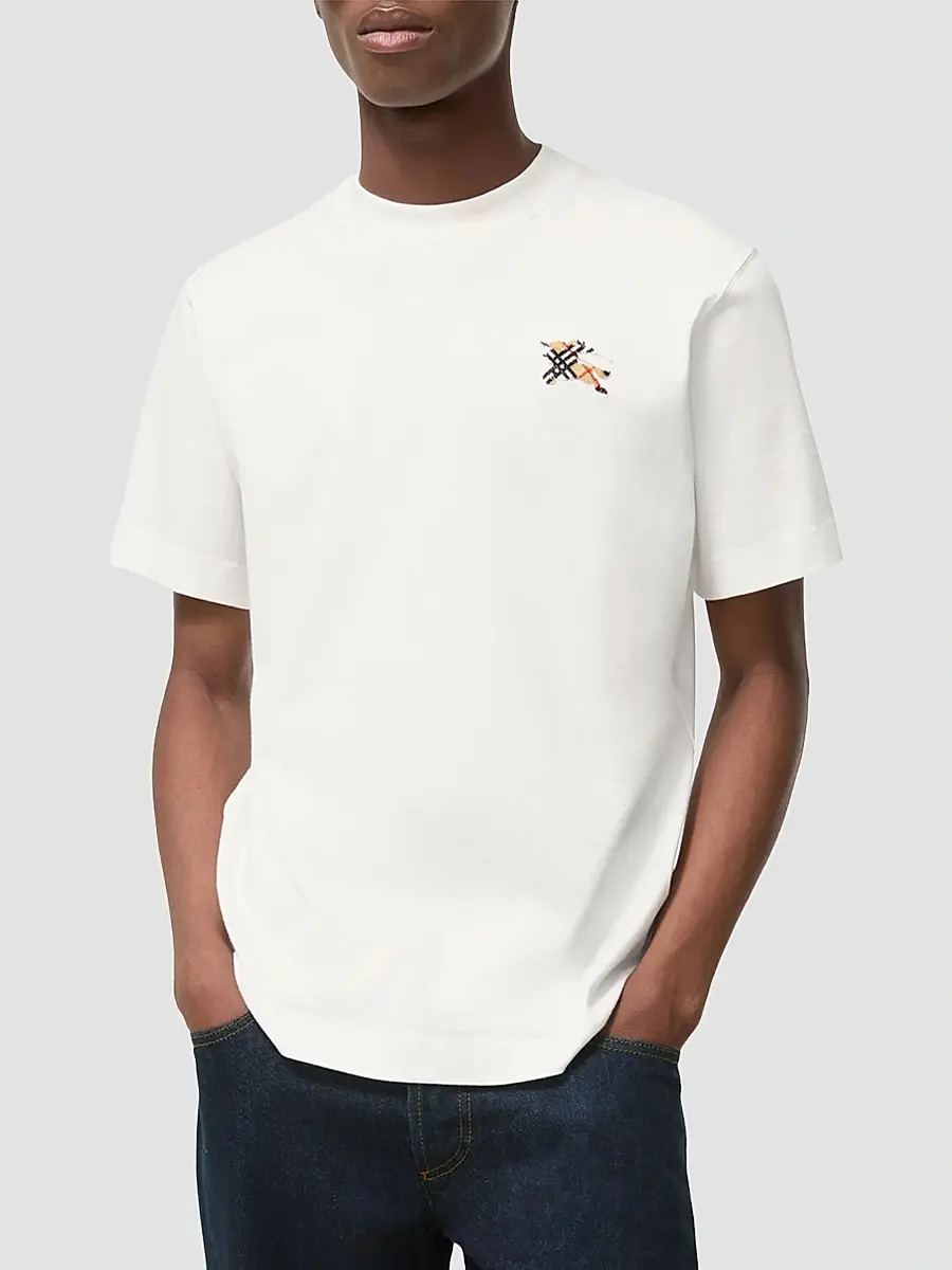 Burberry Men's Seth TFG EKD Crewneck T-Shirt | Thumbnail 2 Burberry Men's Seth TFG EKD Crewneck T-Shirt | Thumbnail 2