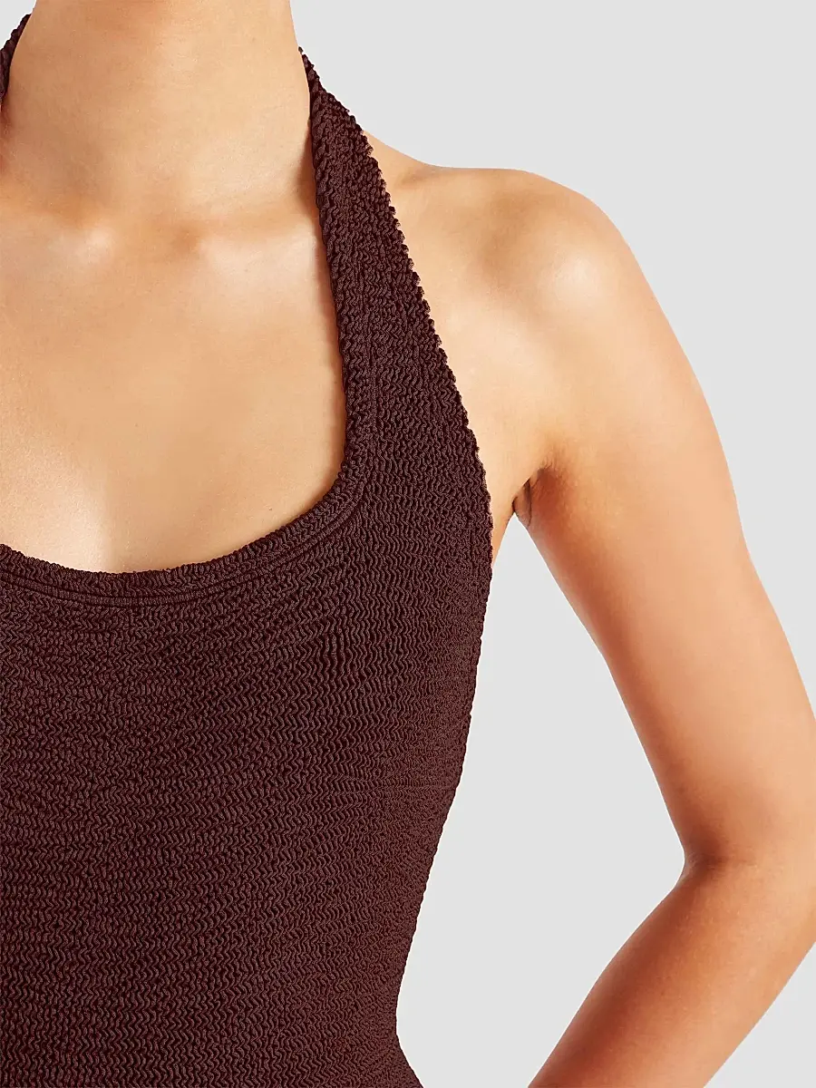 Hunza G Women's Sandy Open-Back One-Piece Swimsuit | Thumbnail 5 Hunza G Women's Sandy Open-Back One-Piece Swimsuit | Thumbnail 5
