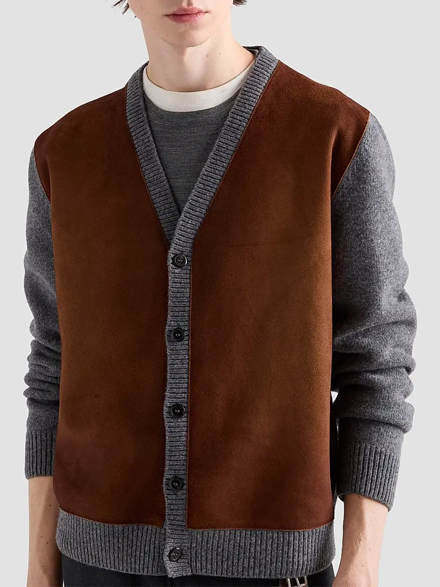 Prada Men's Wool Cardigan | Thumbnail 3 Prada Men's Wool Cardigan | Thumbnail 3