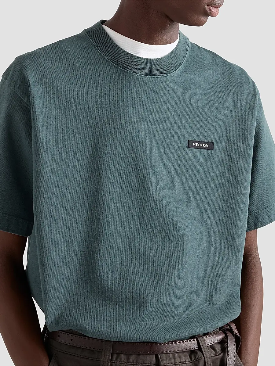 Prada Men's Cotton T-Shirt | Thumbnail 5