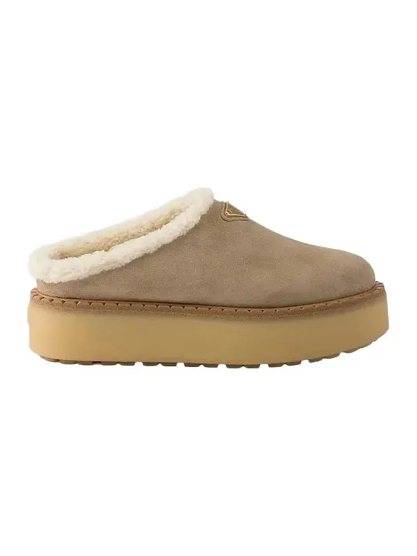 Prada Women's Suede Slippers