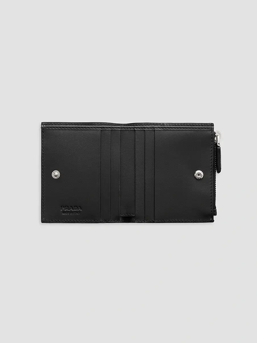 Prada Men's Small Leather Wallet | Thumbnail 2 Prada Men's Small Leather Wallet | Thumbnail 2
