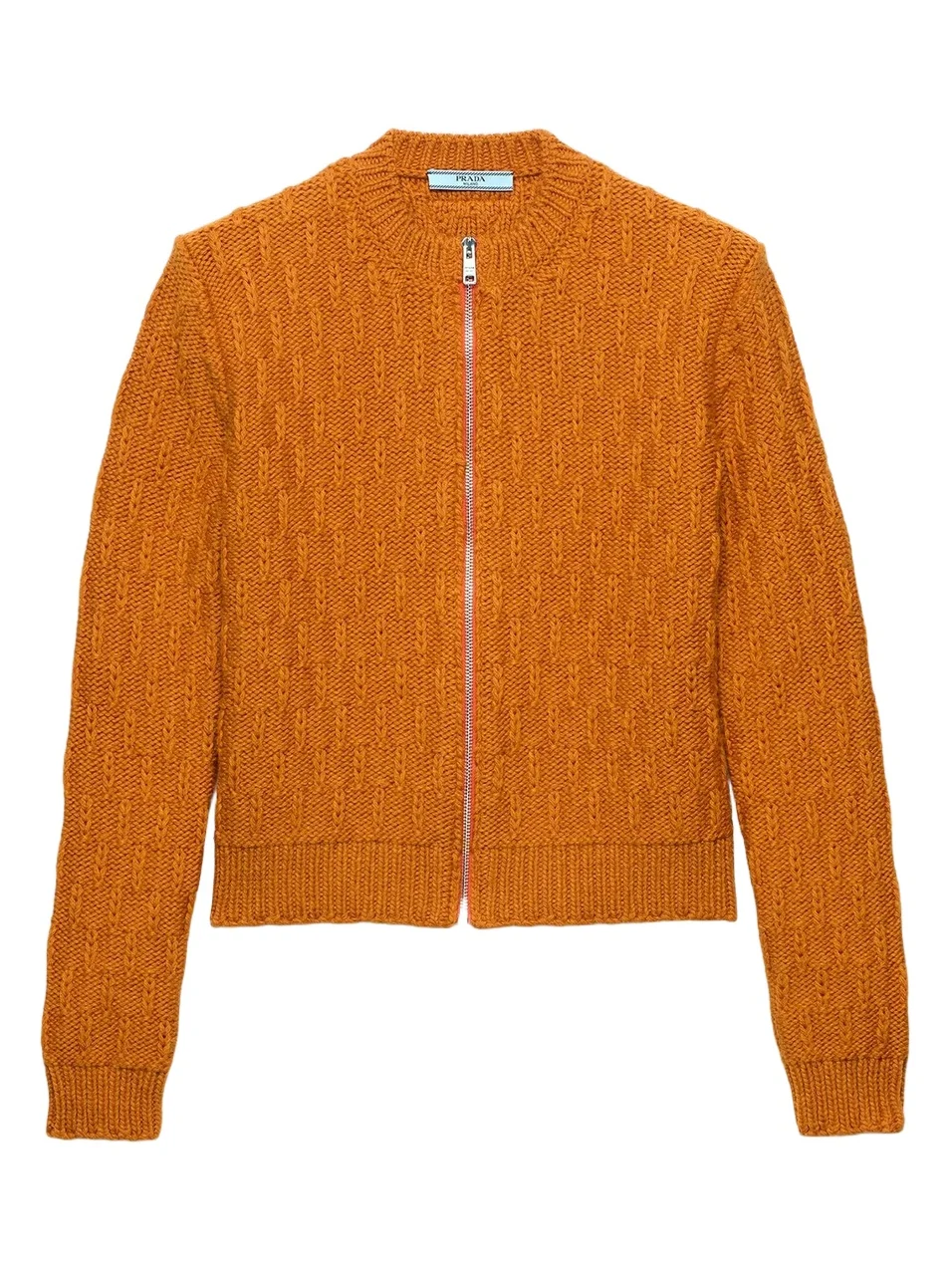 Prada Women's Wool and Alpaca Cardigan - Orange