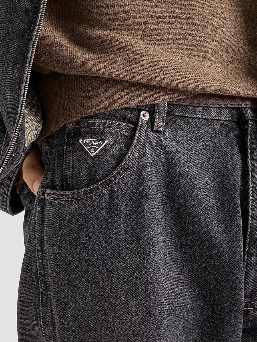 Prada Men's Five-Pocket Denim Jeans | Thumbnail 5 Prada Men's Five-Pocket Denim Jeans | Thumbnail 5
