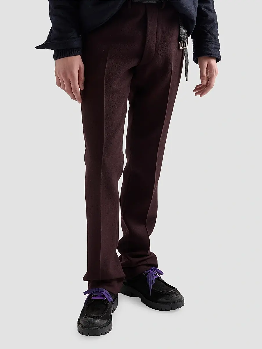 Prada Men's Waxed Suede Lace-up Shoes | Thumbnail 6