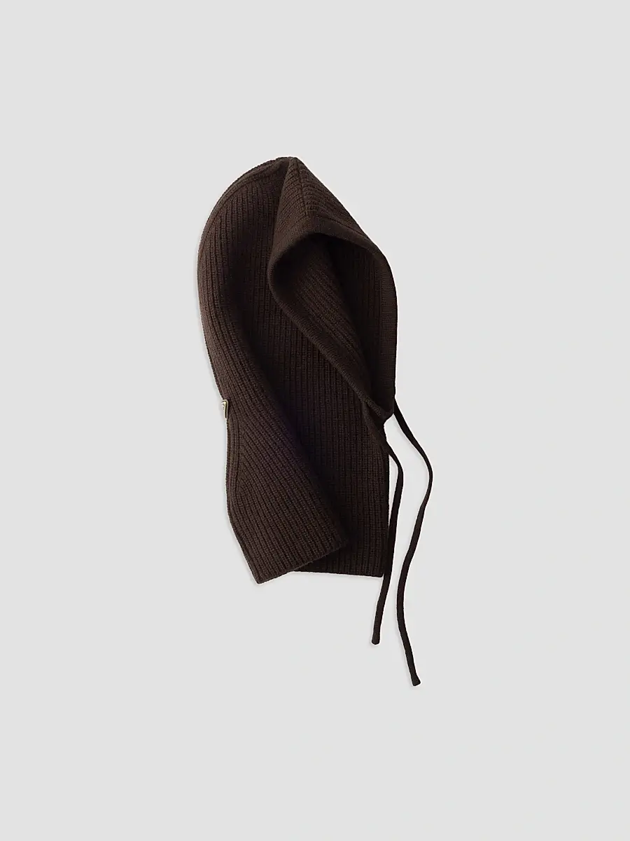 Prada Women's Wool and Cashmere Knit Hood | Thumbnail 2