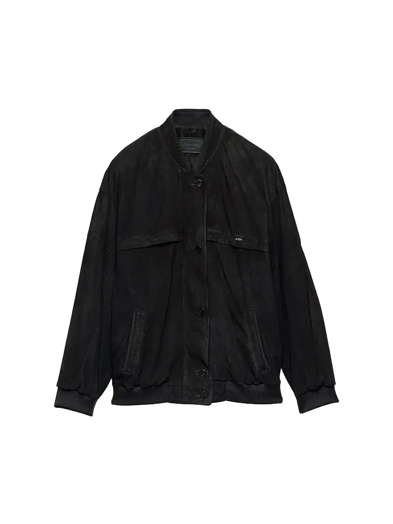Prada Women's Suede Blouson Jacket | Image 1 Prada Women's Suede Blouson Jacket | Image 1