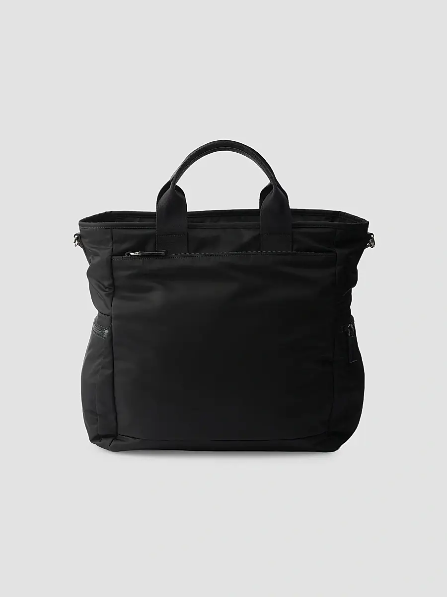 Prada Men's Re-Nylon and Saffiano Leather Tote Bag | Thumbnail 3 Prada Men's Re-Nylon and Saffiano Leather Tote Bag | Thumbnail 3