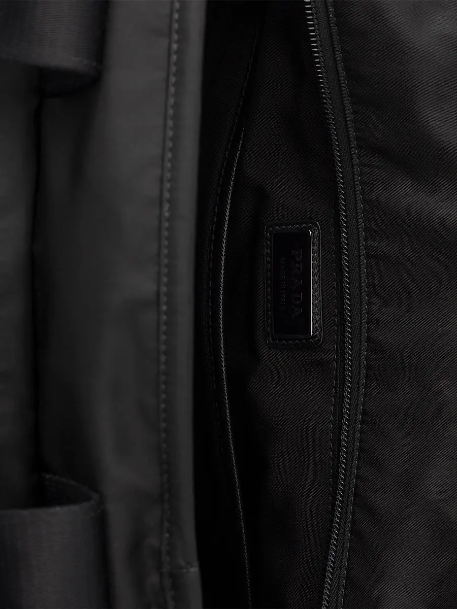 Prada Men's Re-Nylon and Saffiano Leather Tote Bag | Thumbnail 4 Prada Men's Re-Nylon and Saffiano Leather Tote Bag | Thumbnail 4