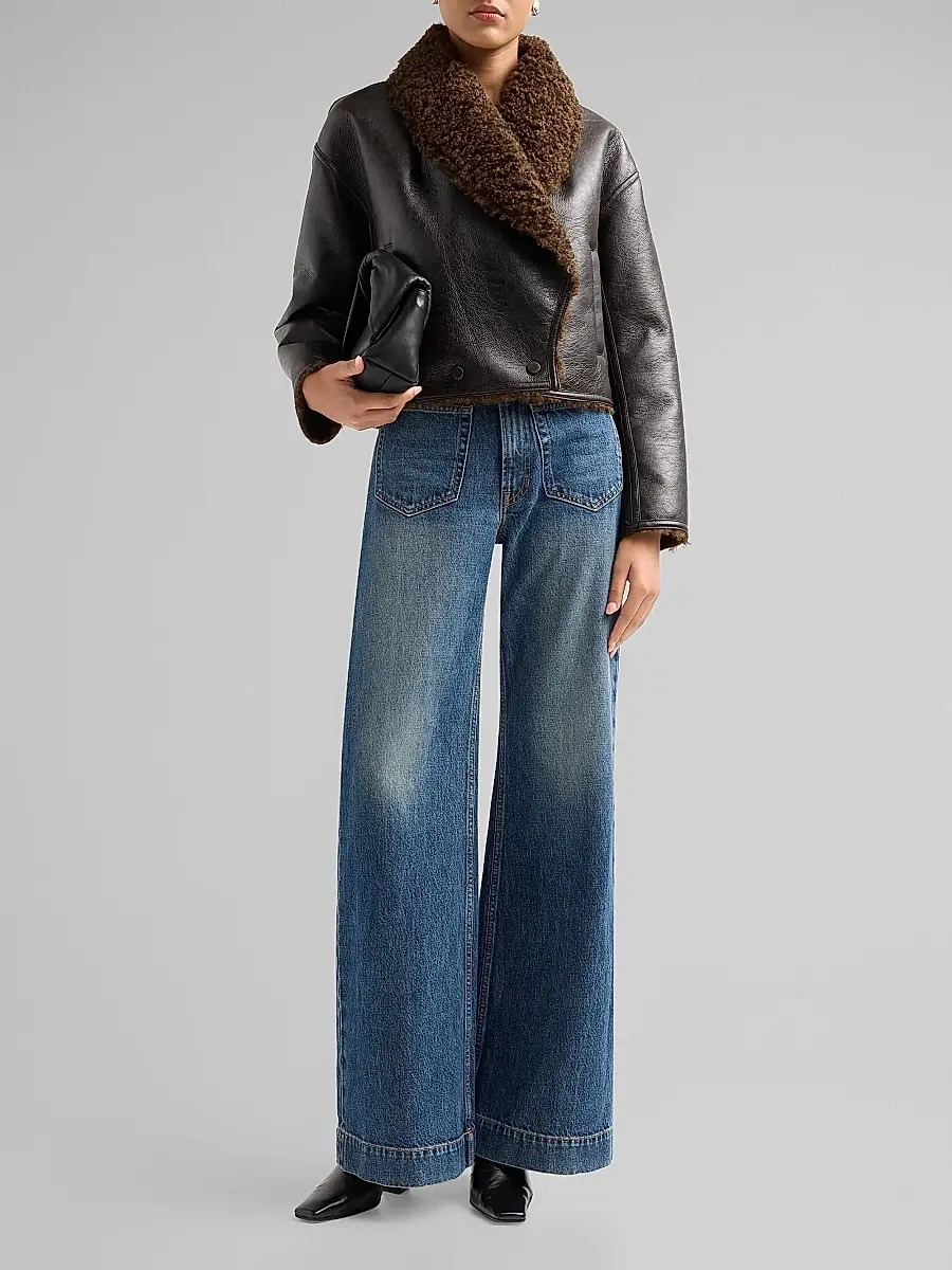 A.L.C. A. L.C. Women's Stella Faux Shearling Jacket | Thumbnail 2 A.L.C. A. L.C. Women's Stella Faux Shearling Jacket | Thumbnail 2