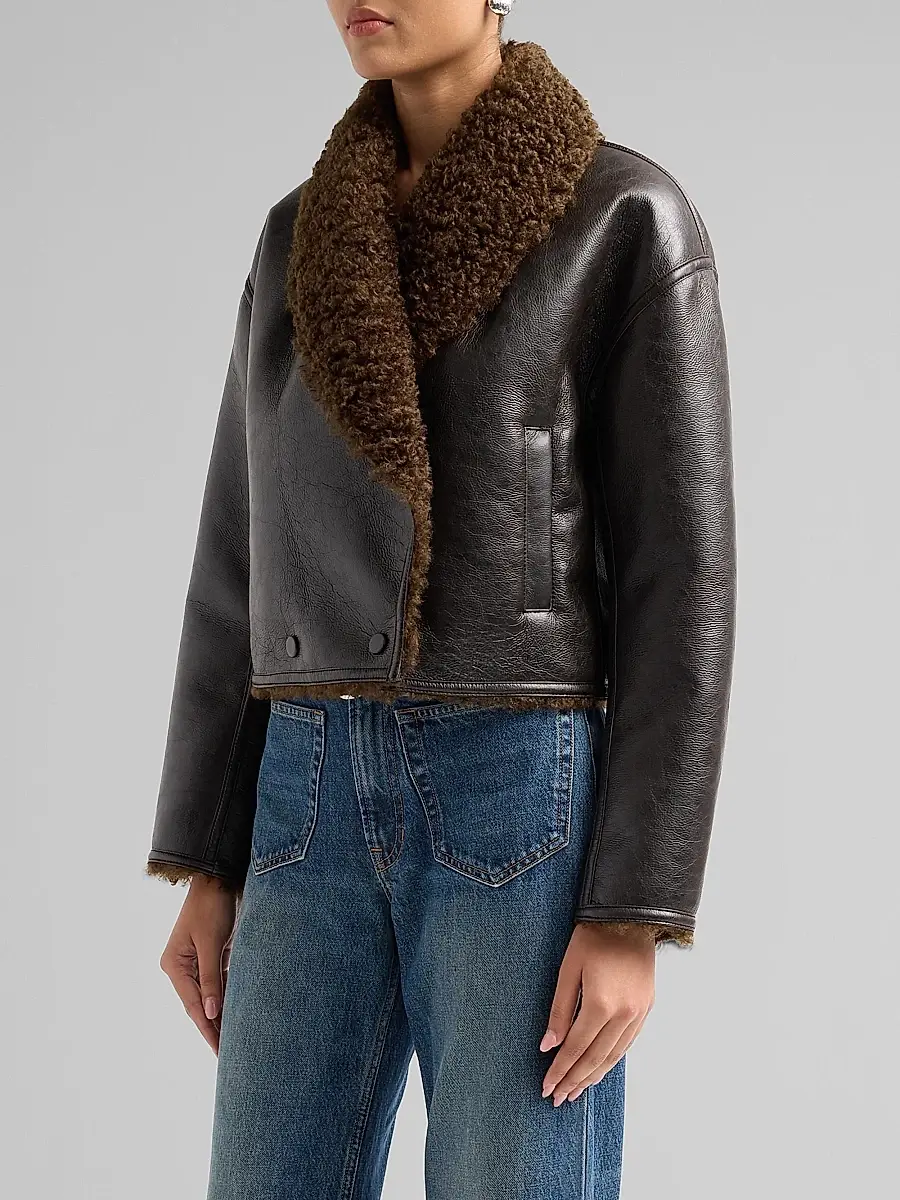 A.L.C. A. L.C. Women's Stella Faux Shearling Jacket | Thumbnail 4 A.L.C. A. L.C. Women's Stella Faux Shearling Jacket | Thumbnail 4