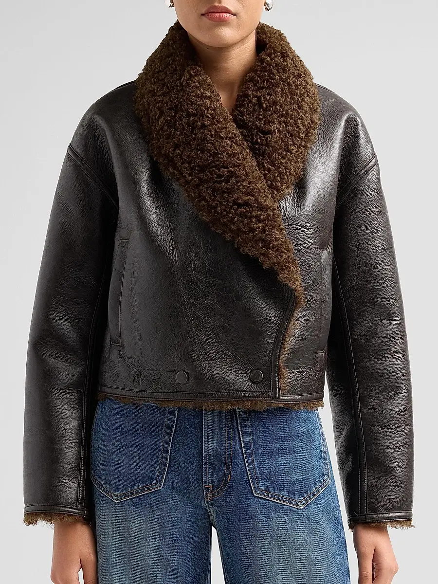 A.L.C. A. L.C. Women's Stella Faux Shearling Jacket | Thumbnail 5 A.L.C. A. L.C. Women's Stella Faux Shearling Jacket | Thumbnail 5