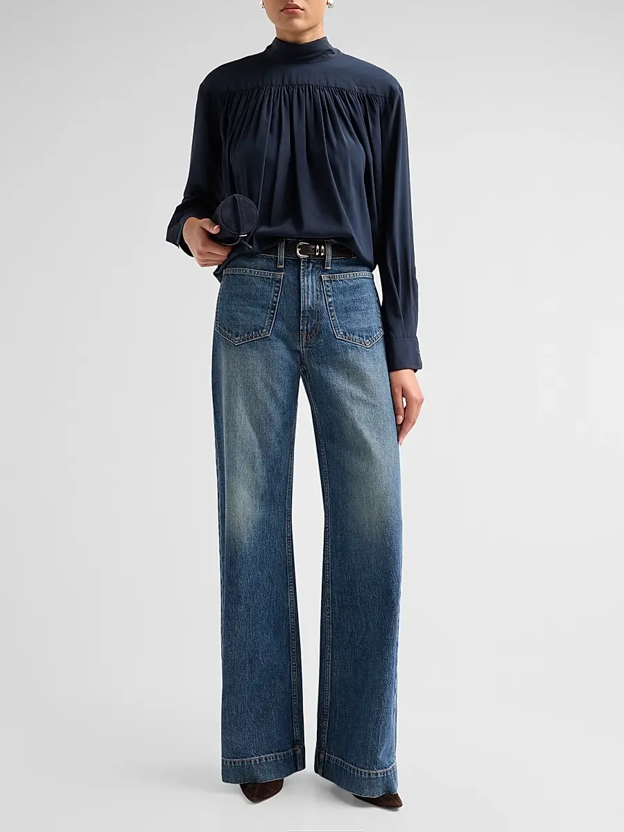 A.L.C. A. L.C. Women's Danielle Silk Blouse | Thumbnail 2 A.L.C. A. L.C. Women's Danielle Silk Blouse | Thumbnail 2