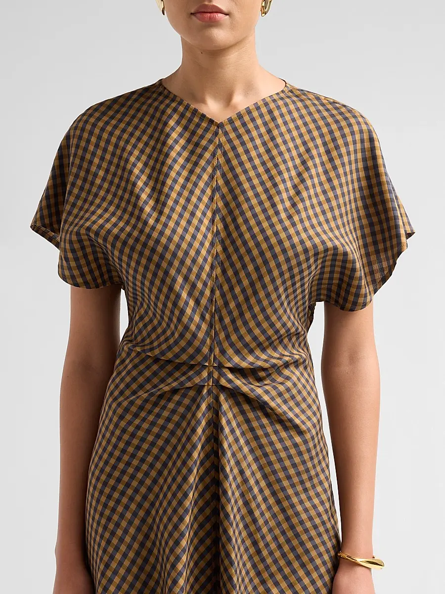 A.L.C. A. L.C. Women's Leni Gingham Mini Dress | Thumbnail 5 A.L.C. A. L.C. Women's Leni Gingham Mini Dress | Thumbnail 5